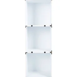 Cube de rangement déco blanc x3