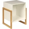 Cube de rangment 1 case blanc naturel
