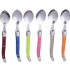 Cuillère à café inox manche multicolore x6