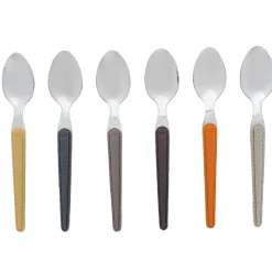 Cuillère à café multicolore x6 laguiole