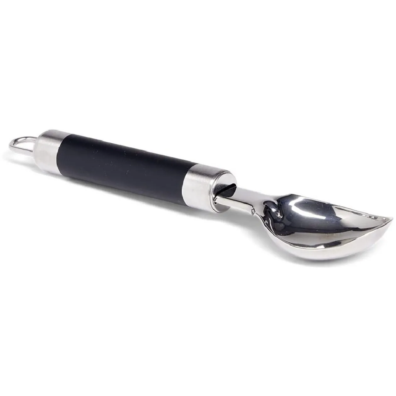 Cuillère à glace en inox avec manche en plastique L.19,5cm