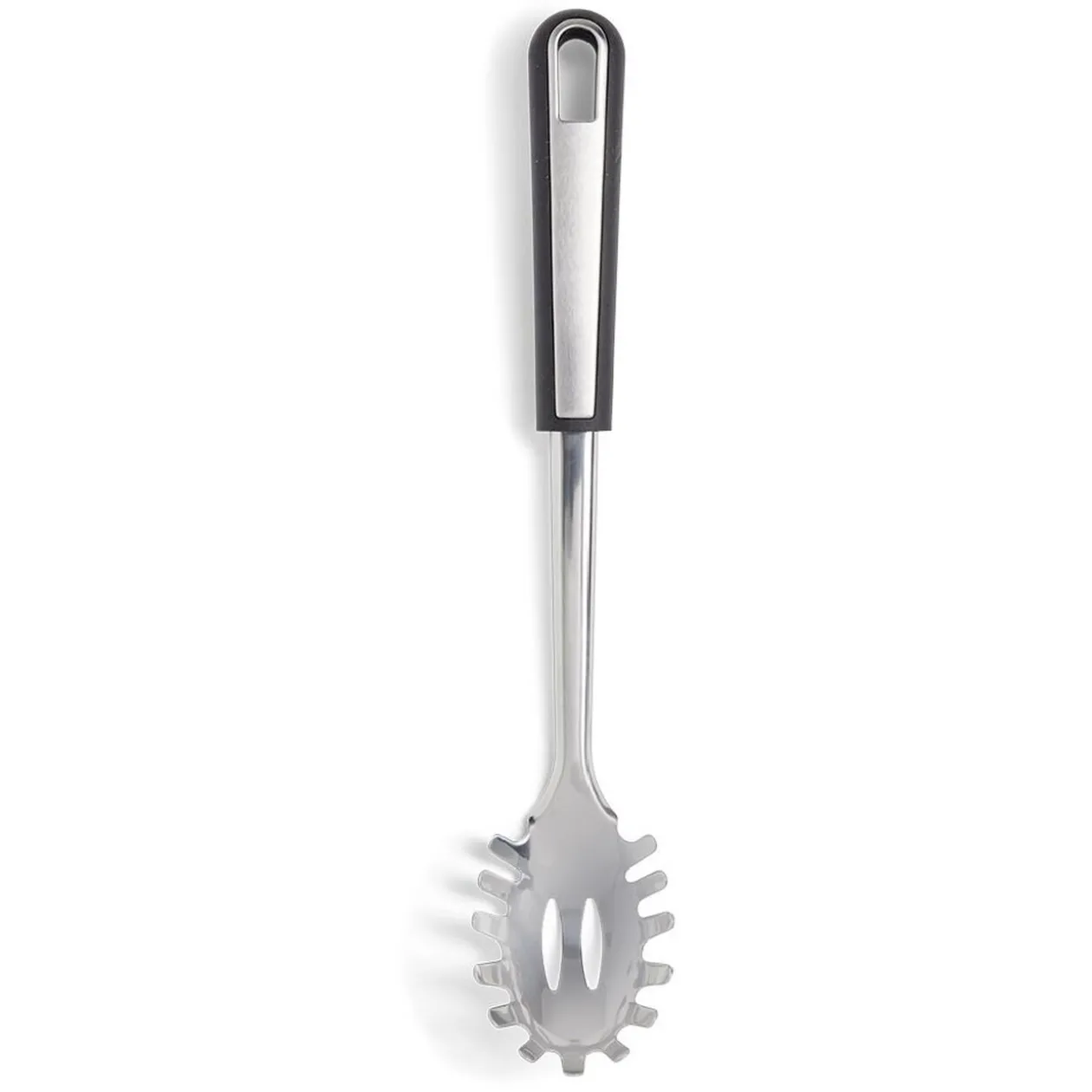 Cuillère à spaghetti en inox avec manche en plastique L.32cm