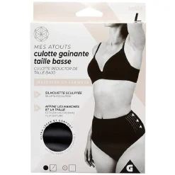 Culotte gainante taille basse femme