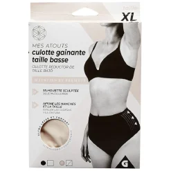 Culotte gainante taille basse femme