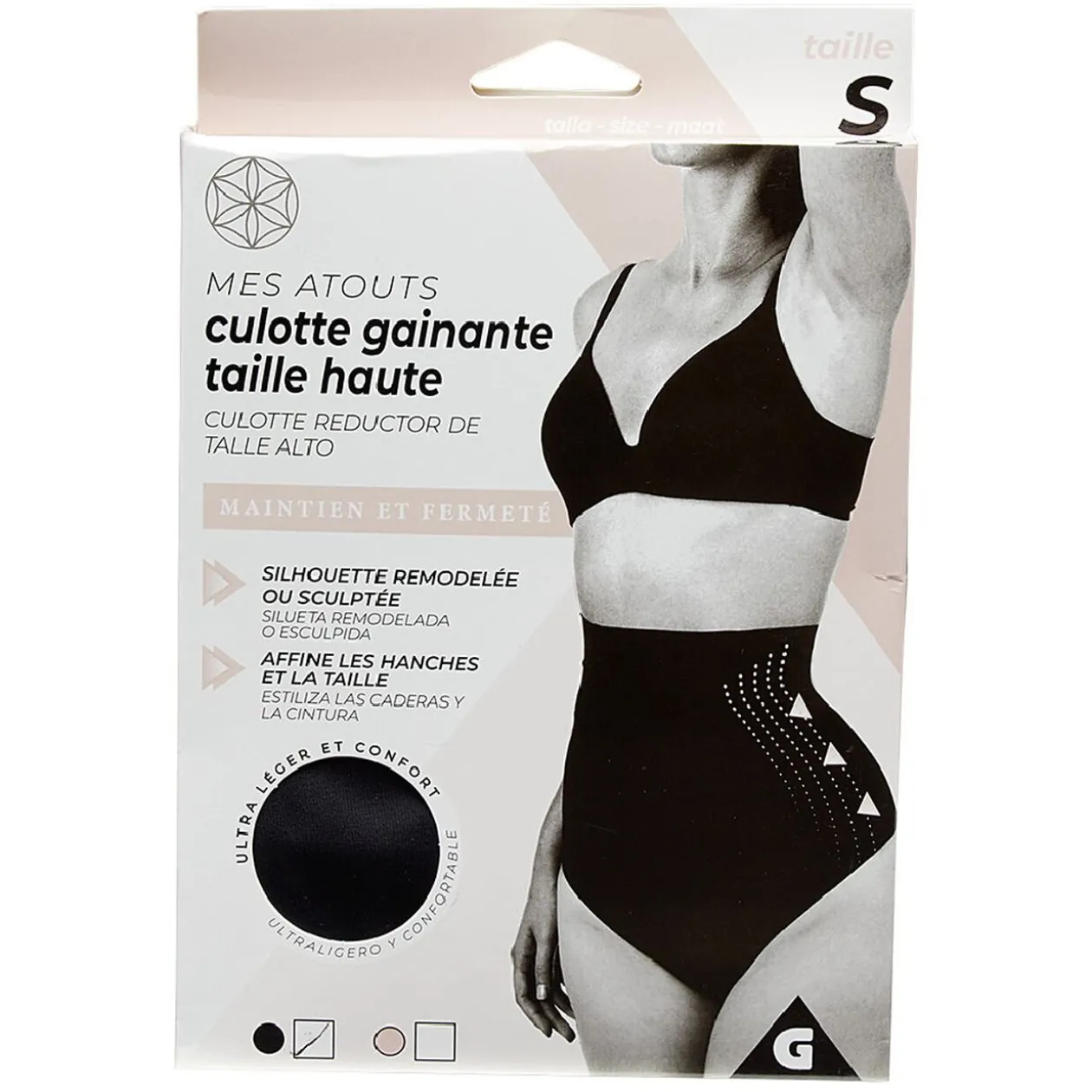 Culotte gainante taille haute femme
