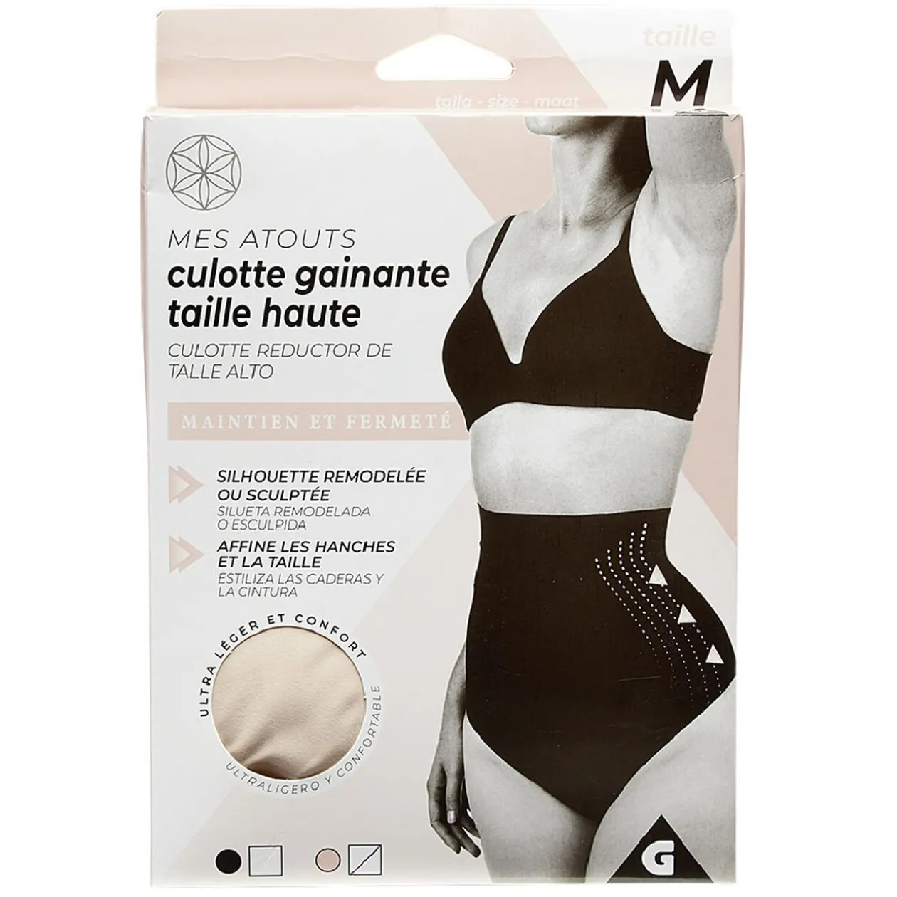 Culotte gainante taille haute femme