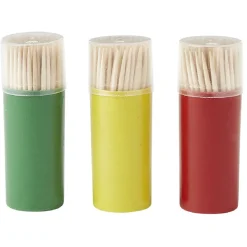 Cure dent tonneau en bambou x3