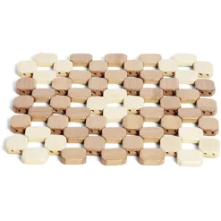 Dessous de plat carré en bambou 19x19cm
