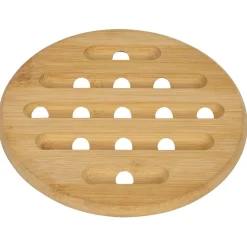 Dessous de plat en bambou ajouré Ø20cm