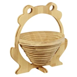 Dessous de plat 2en1 corbeille à fruits bambou