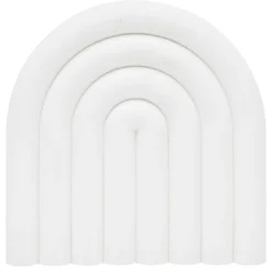 Dessous de plat forme arc-en-ciel uni 15x15cm