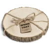 Dessous de plat rondin de bois