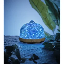 Diffuseur d'huiles essentielles lumineux effet corail océan