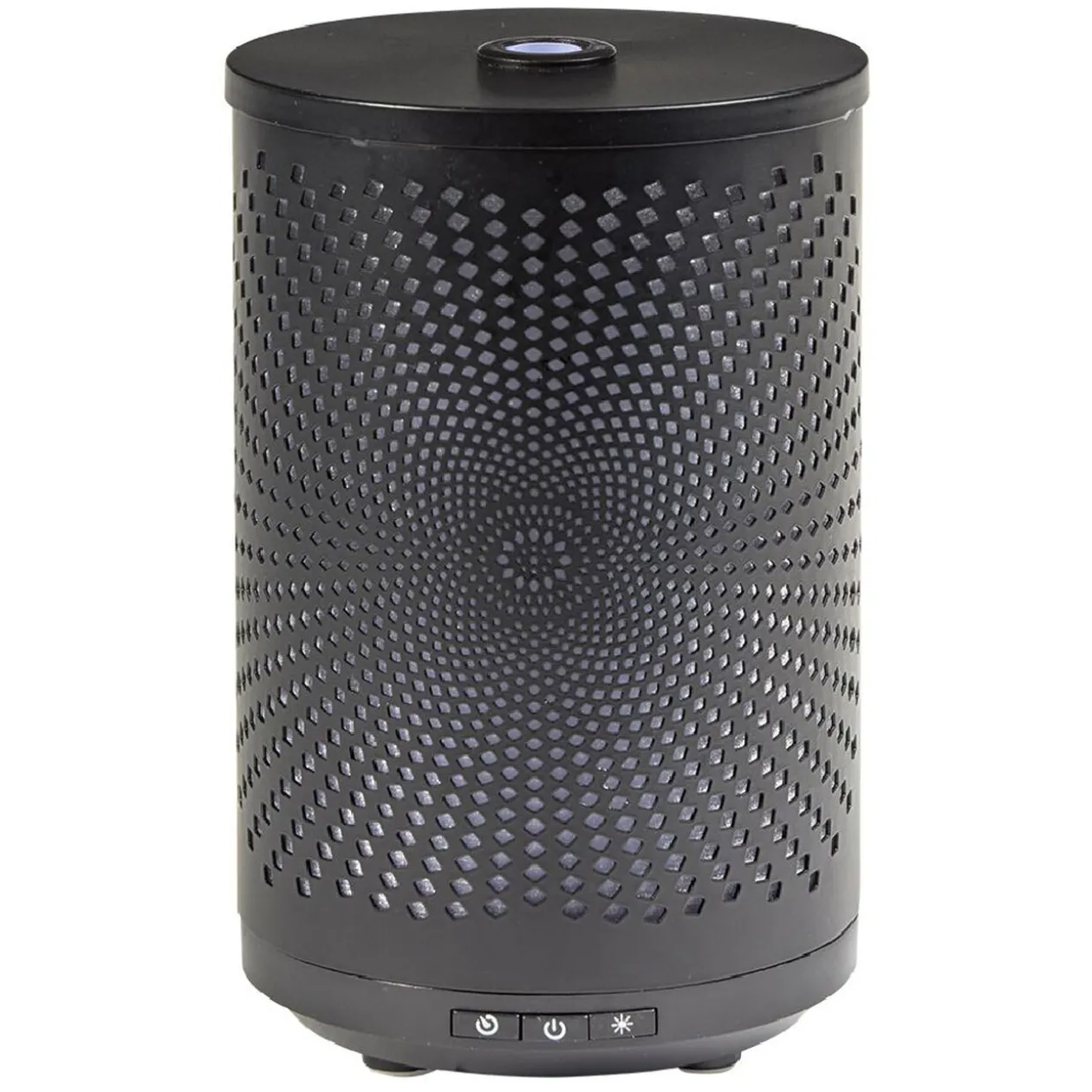 Diffuseur ultrasonique lumineux Mességué cylindrique noir 120 ml