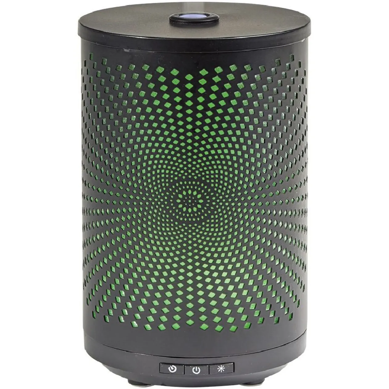 Diffuseur ultrasonique lumineux Mességué cylindrique noir 120 ml