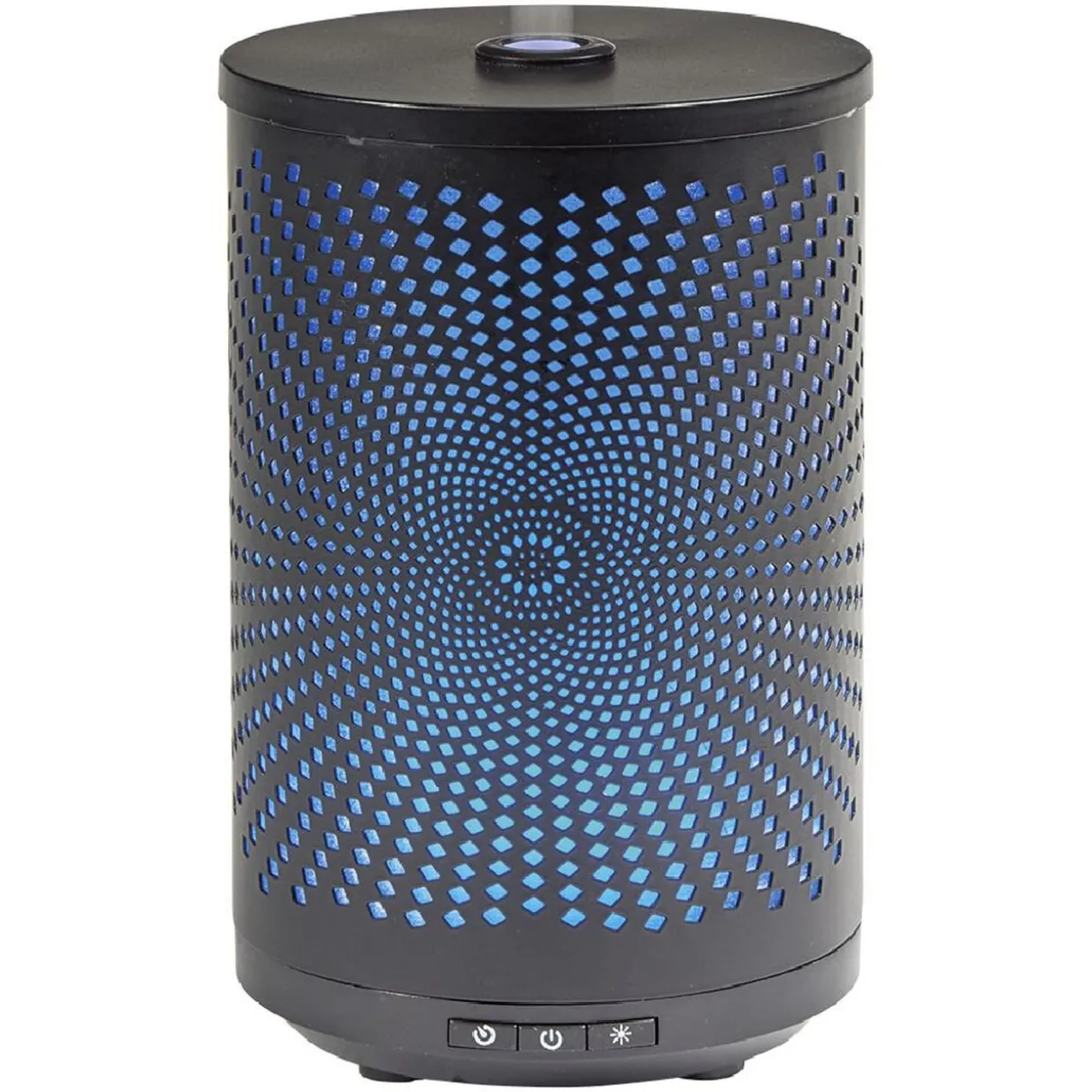 Diffuseur ultrasonique lumineux Mességué cylindrique noir 120 ml