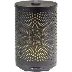 Diffuseur ultrasonique lumineux Mességué cylindrique noir 120 ml