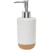 Distributeur à savon blanc liège naturel