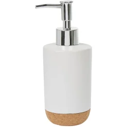 Distributeur à savon blanc liège naturel