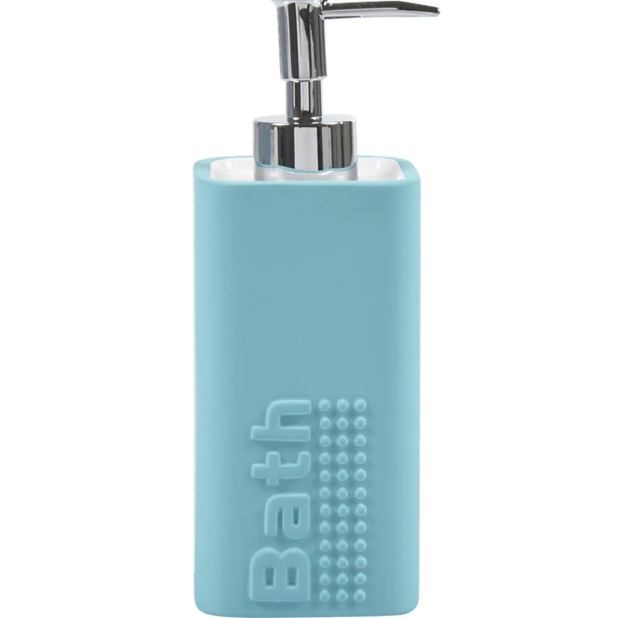 Distributeur à savon bleu