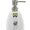 Distributeur à savon design fleur