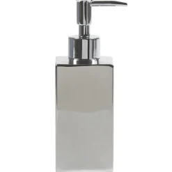 Distributeur à savon gris brillant