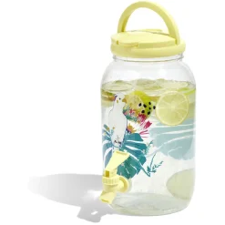 Distributeur de boisson oiseau tropical en plastique