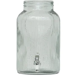 Distributeur de boisson verre 5,5L avec support - Ø22,5xH42,5cm