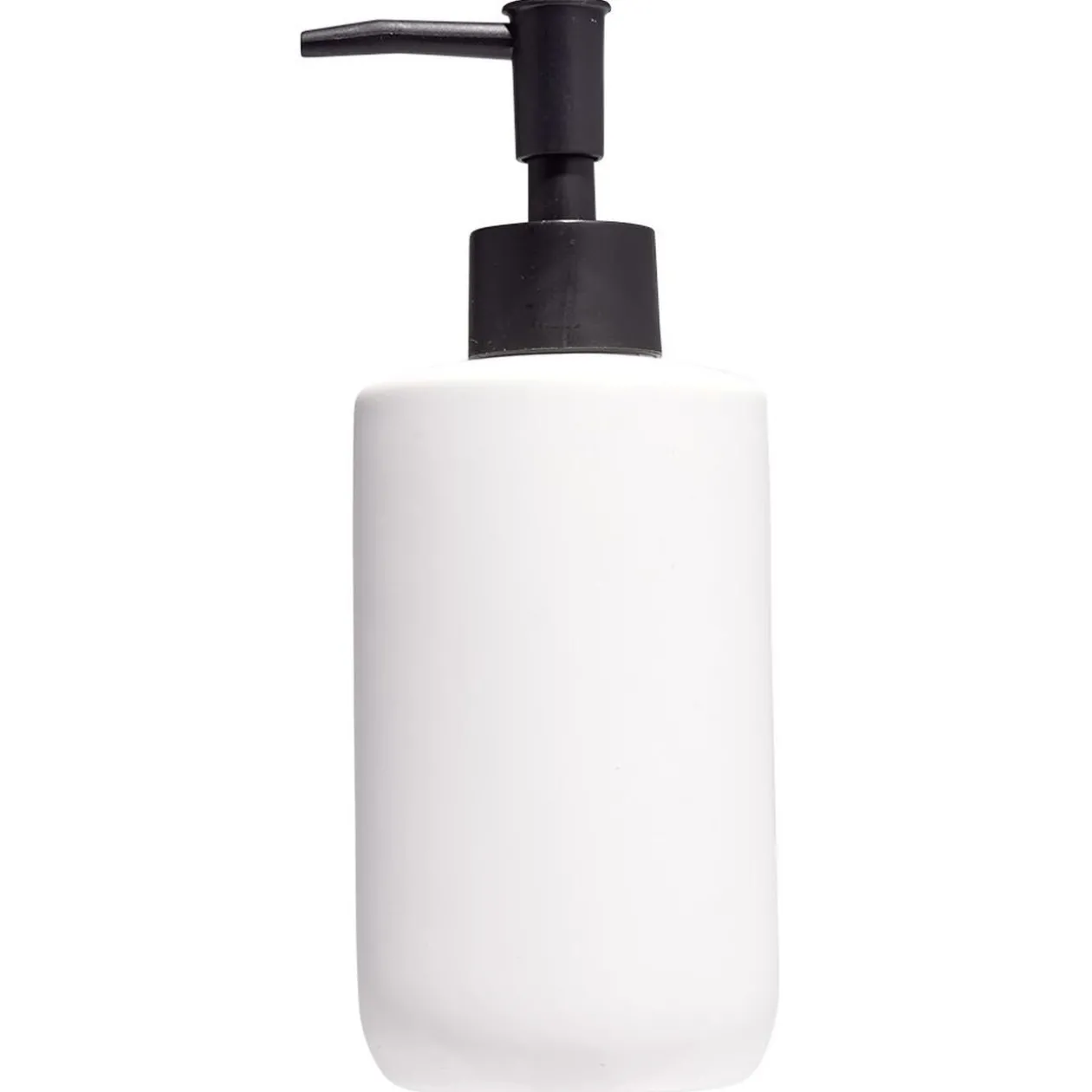 Distributeur de savon céramique blanc Ø7xH18,5cm