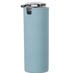 Distributeur de savon Rubber céramique bleu