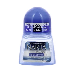 Déodorant homme roll on Narta fraîcheur polaire Nord extrême 48H 50ml
