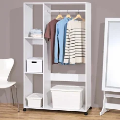 Dressing vestiaire à roulettes