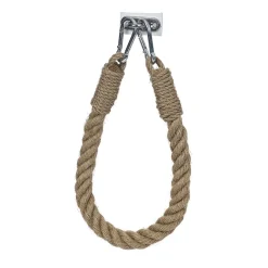 Dérouleur de papier WC en corde marron