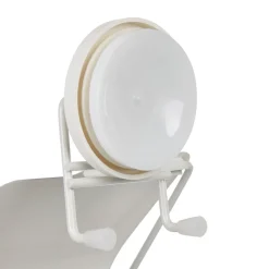 Dérouleur papier toilette à ventouse blanc