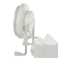 Dérouleur papier toilette à ventouse blanc