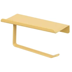 Dérouleur papier WC inox jaune Sunflow à visser ou coller 17,4x9xH8cm