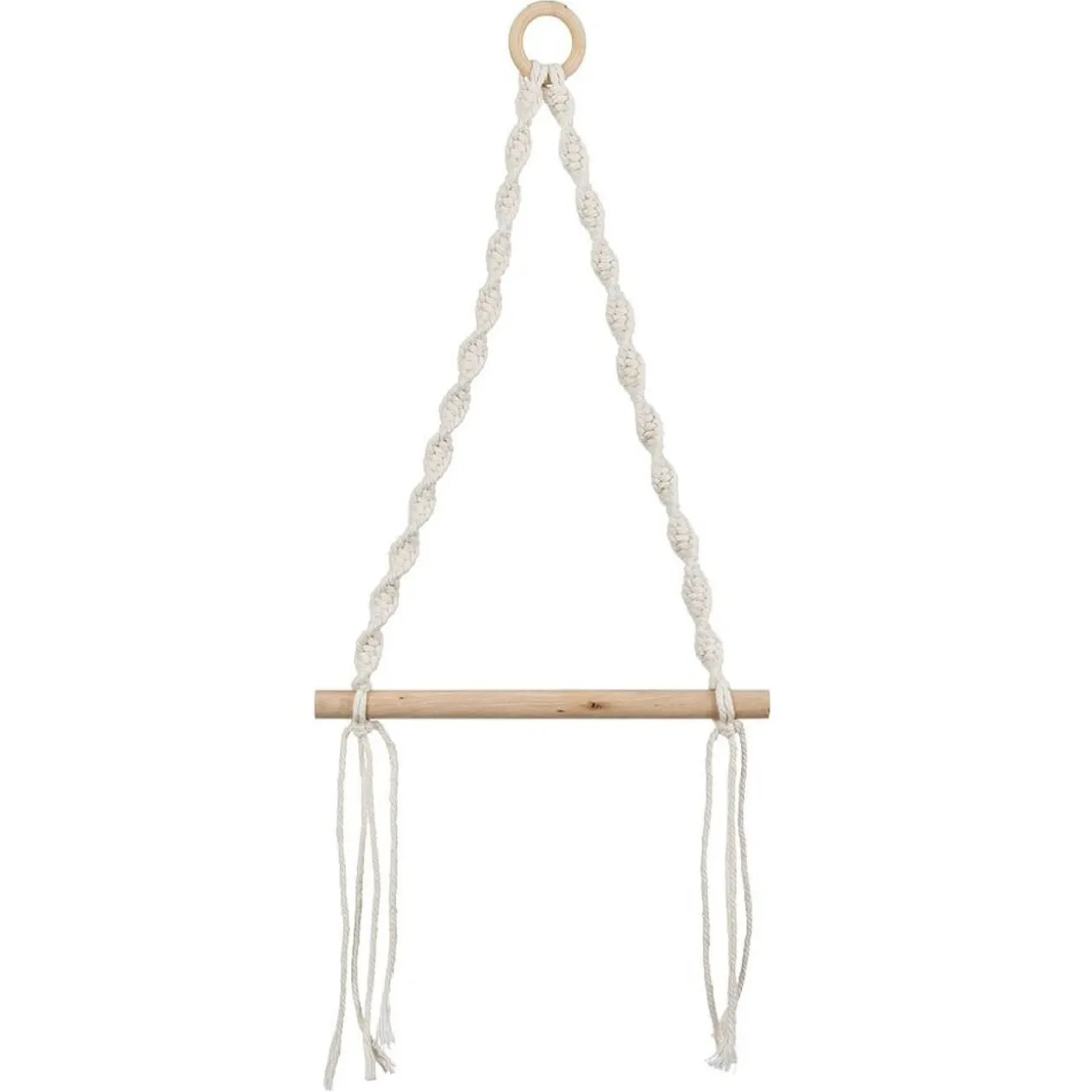 Dérouleur papier WC macramé 20xH54cm