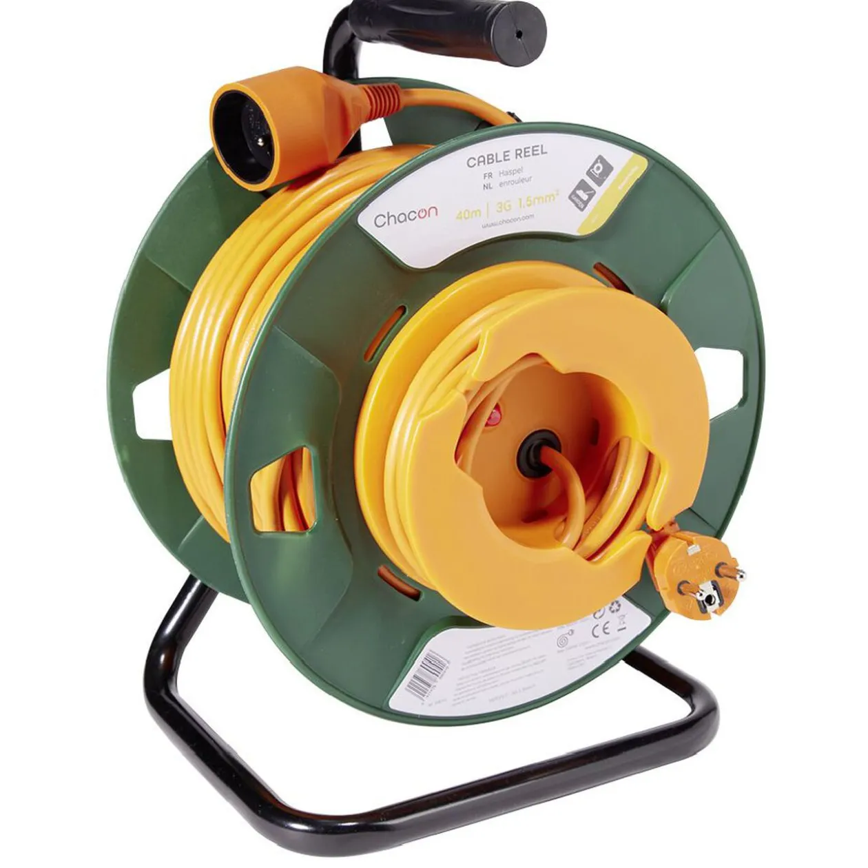 Enrouleur de jardin 40m vert