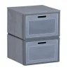 Ensemble Box Cube 2 cases pliables 30x30x60cm