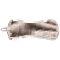 Eponge en silicone bleu rouge et orange x3