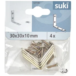 Equerre chaise 30mm métal x4