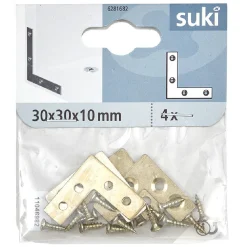 Equerre fenêtre 30mm métal x4