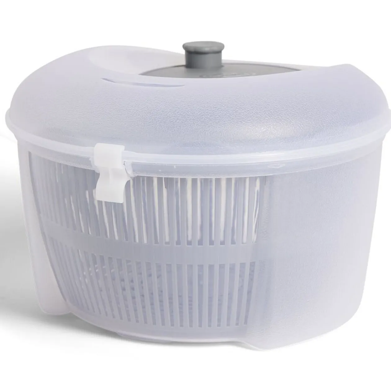 Essoreuse à salade plastique gris Ø24xH16cm