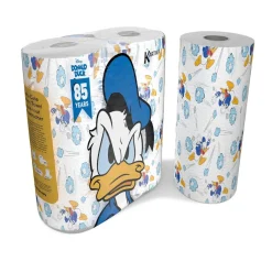 Essuie-tout x2 rouleaux motif Donald Duck 70 feuilles
