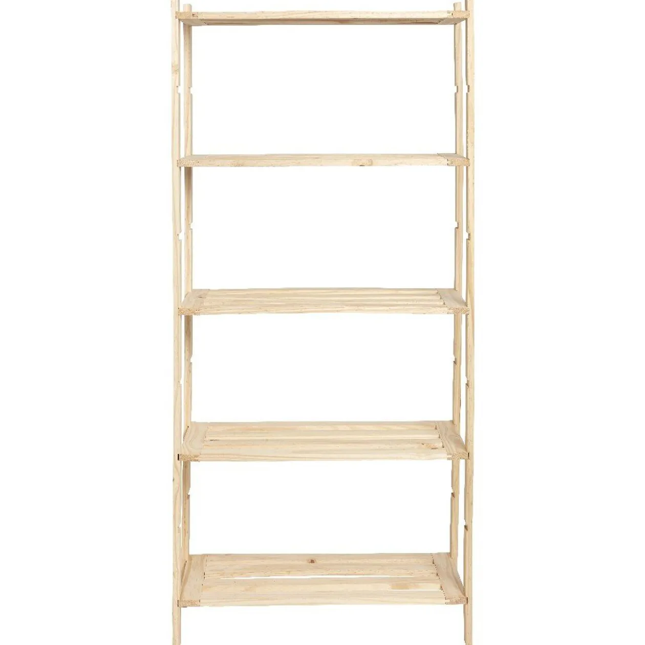 Etagère 5 niveaux en pin naturel