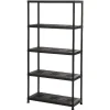 Etagère 5 niveaux noire