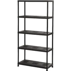 Etagère 5 niveaux noire