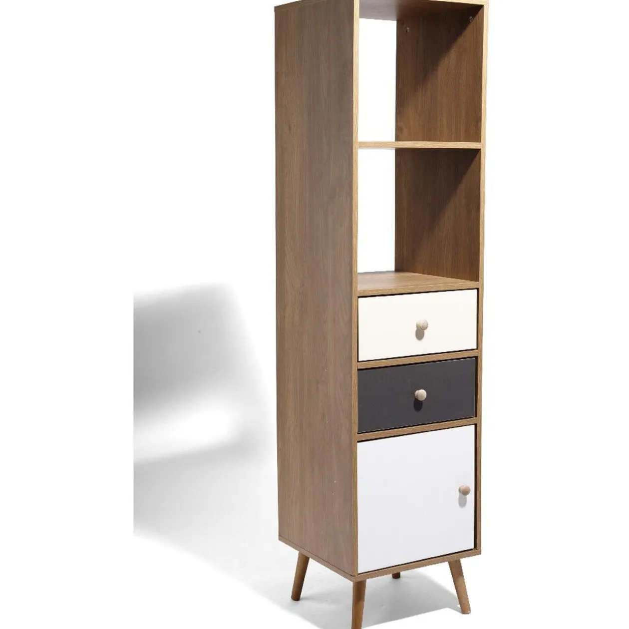 Etagère colonne de rangement scandinave