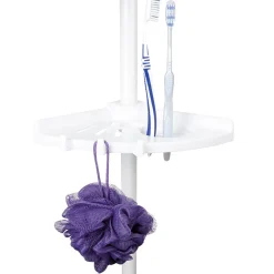 Etagère d'angle de douche extensible