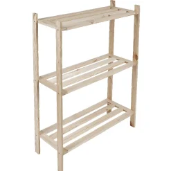 Etagère de rangement en pin x 2